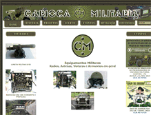 Tablet Screenshot of cariocamilitaria.com.br